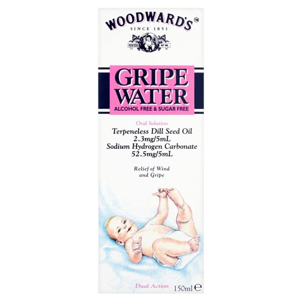 6x 150ml Woodward's Gripe Water Alcohol & Sugar Free