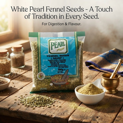 10 x 300g White Pearl Fennel Seeds (Bulk Pack) | Selected for Quality