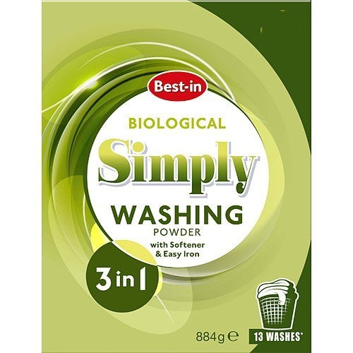 13 Wash × 6 Bestin 3 In 1 Bio Laundry Washing Powder  - Stain Remover Detergent