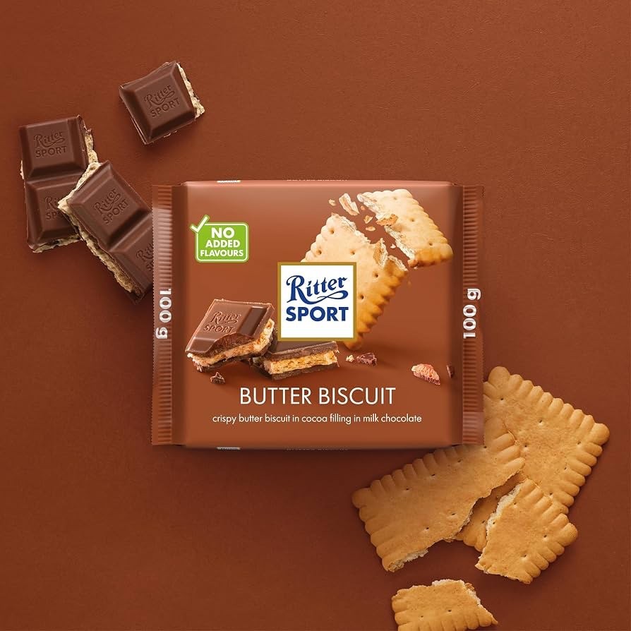 5 x 100g Ritter Sport Assorted Chocolate Bars Multipack Variety Selection