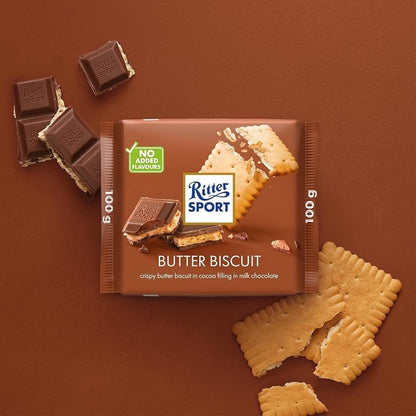 5 x 100g Ritter Sport Assorted Chocolate Bars Multipack Variety Selection