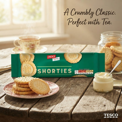 12x 200g Jack's Shorties Shortbread Biscuits Sweet Cookies