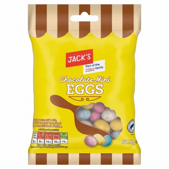 18x 87.5g Jack's Chocolate Chocolate Mini Eggs