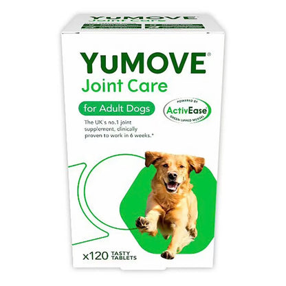 2 x 120 Tablets YuMove Joint Care for Adult Dogs Mobility Supplement