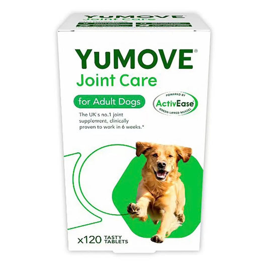 2 x 120 Tablets YuMove Joint Care for Adult Dogs Mobility Supplement