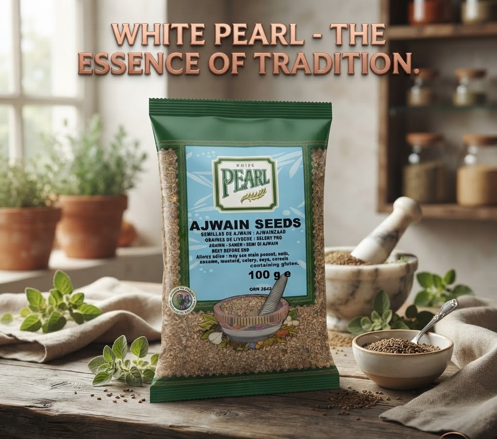 100g x 12 | White Pearl Ajwain Seeds 100g - Finest Quality Carom Seeds