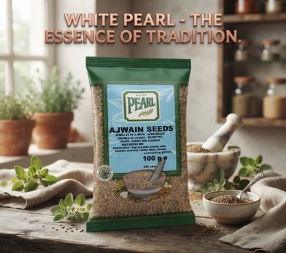 100g x 12 | White Pearl Ajwain Seeds 100g - Finest Quality Carom Seeds