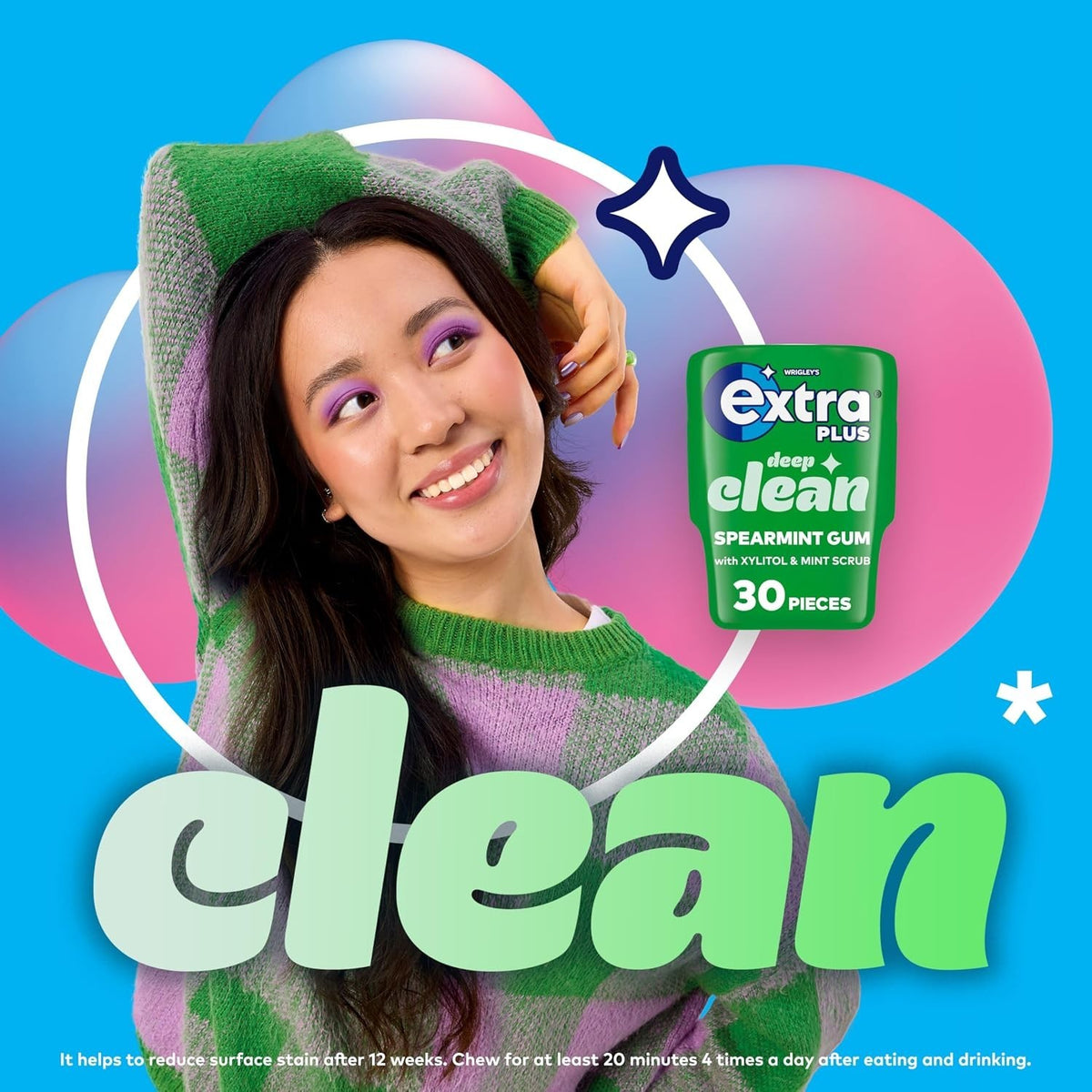 Extra Plus Sugarfree Chewing Gum Bottle 30 Pieces 6 Pack - Choice Of Flavours
