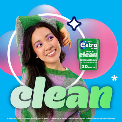 Extra Plus Sugarfree Chewing Gum Bottle 30 Pieces 6 Pack - Choice Of Flavours