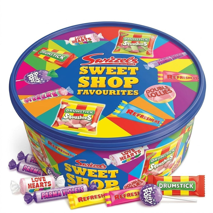 4x 650g Swizzels Sweet Shop Favourites Tub Wholesale Bulk Party Sweets