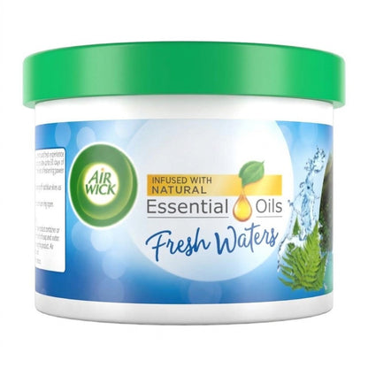 12x Air Wick Solid Gel Air Freshener Tin 70g Fresh Waters Essential Oils