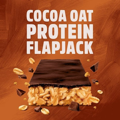 16x 50g TREK Cocoa Oat Protein Flapjack Bars Vegan & Gluten
