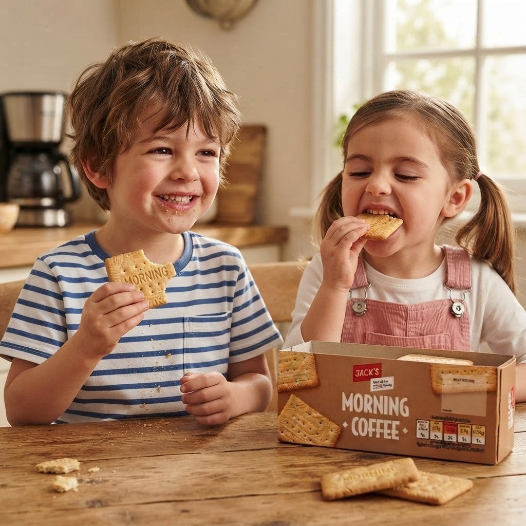 Jack's Morning Coffee Biscuits 150g & Custard Creams 12 x 150g Bundle