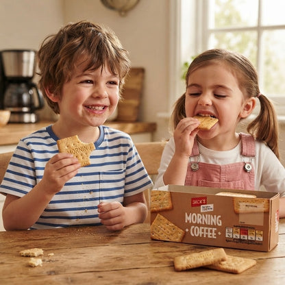 Jack's Morning Coffee Biscuits 150g & Custard Creams 12 x 150g Bundle