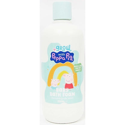 6x 350ml Grow with Peppa Pig Baby Bedtime Bath Foam Tear-Free