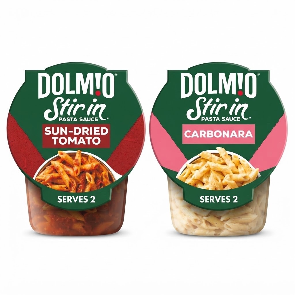 7 x 150g Dolmio Stir In Pasta Sauce Bundle – Sun Dried Tomato & Carbonara