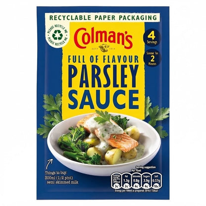 Pack of 10 x 20g Colman's Parsley Sauce Mix Bulk Buy Classic Comforts