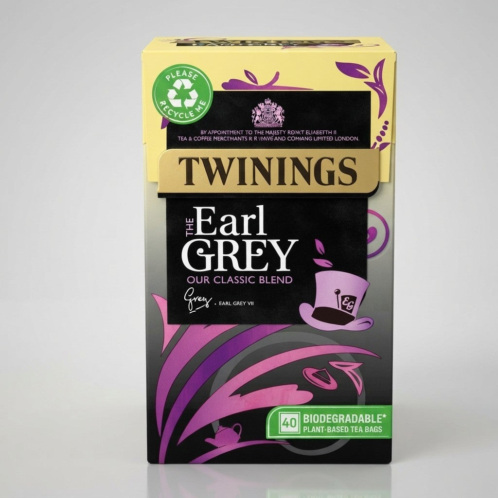 40s 100g 4 Pack Bundle Total 160 BagsTwinings Earl Grey Tea Classic Black Tea