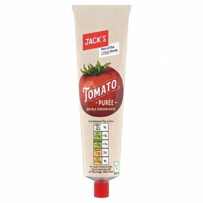 200g x 12 Packs Jack's Tomato Purée Double Concentrate Vegan Cooking Tube