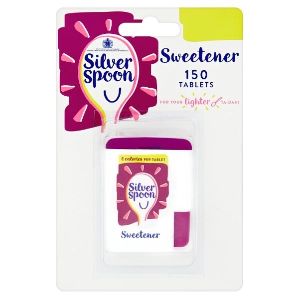 150 Tablets x 6 Packs Silver Spoon Sweetener - Delicious sweet taste