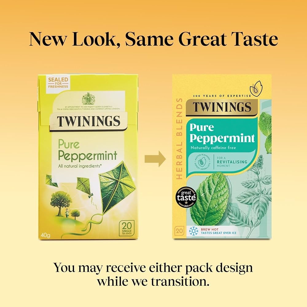 80 x Twinings Herbal Fruit Tea Bags| Peppermint ,Lemon ,Cranberry & Raspberry
