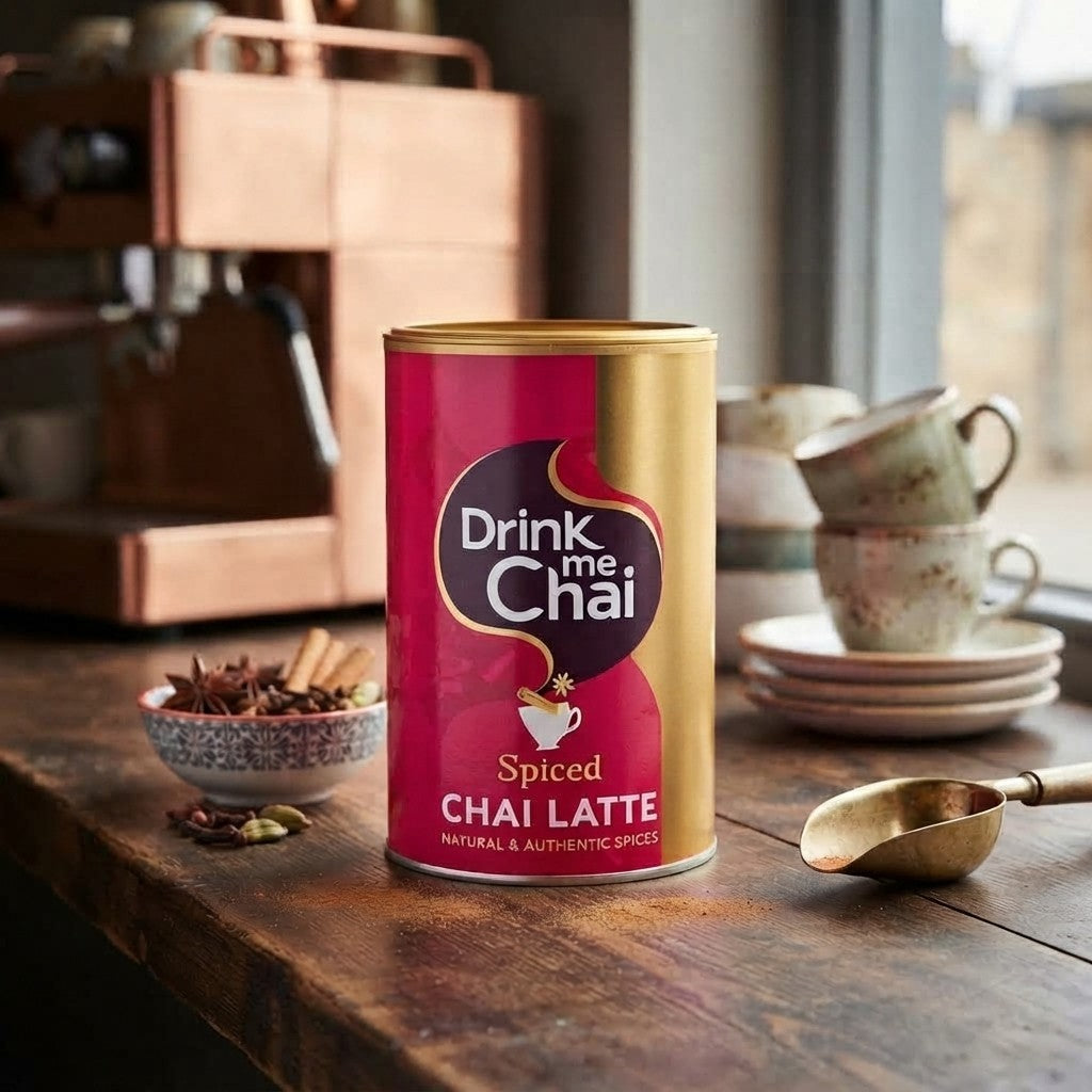 6x Drink Me Chai Spiced Chai Latte Instant Powder Tins 250g