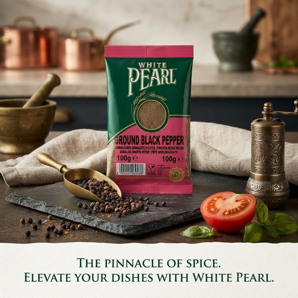100g x 12 Pack White Pearl Ground Black Pepper Bulk Buy Spice Seasoning