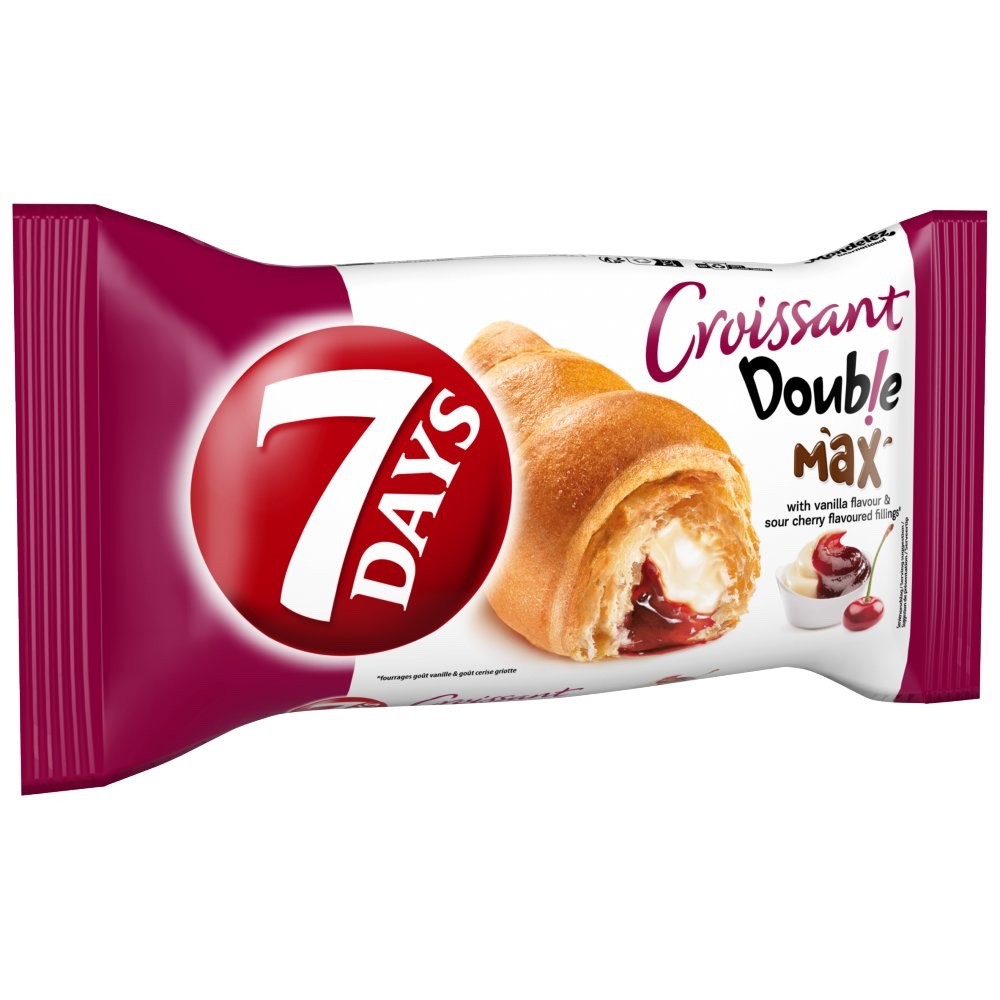 80g x 20 7Days Croissants Assorted Flavours Oreo Vanilla Hazelnut Coconut Cherry
