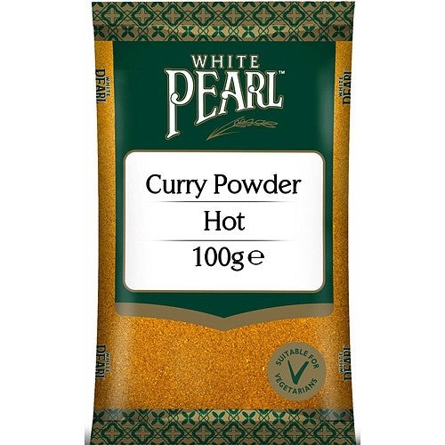 100g x 12 White Pearl Hot Curry Powder Multipack Authentic Spice Indian Cooking