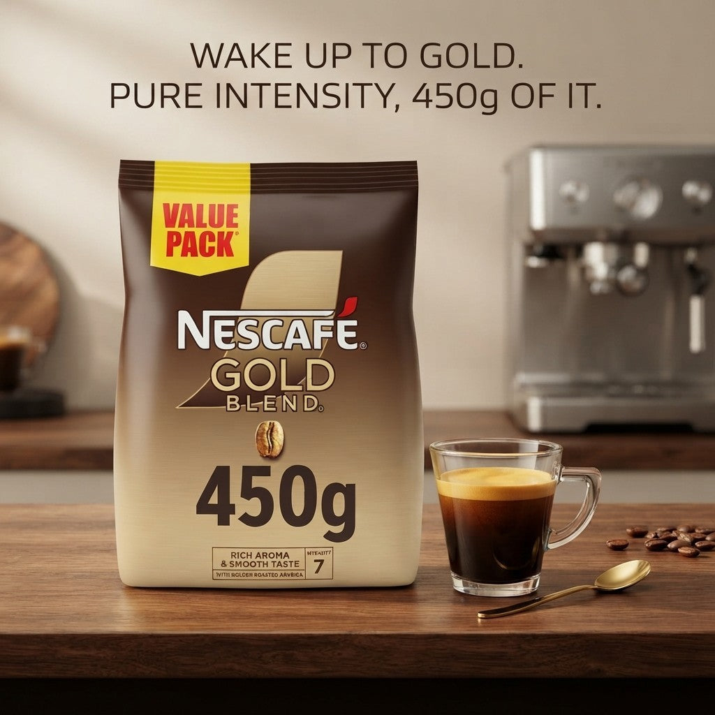 6x Nescafe Gold Blend Instant Coffee Value Pack 450g Bulk Lot 2700g Total