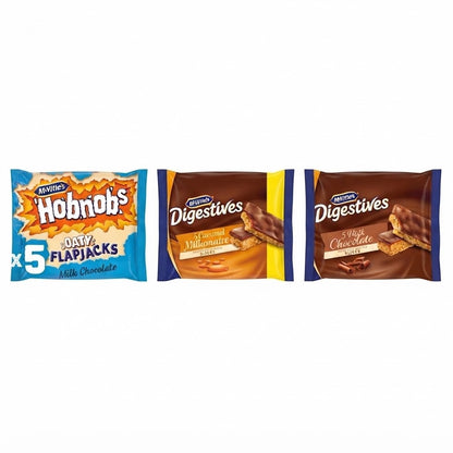 10 x Pack McVitie's Digestives Caramel & Milk Chocolate Cake Bars - Bulk