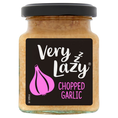 200g x 6 Packs - Very Lazy Chopped Garlic Jar Bulk Buy | Vegan & Vegetarian