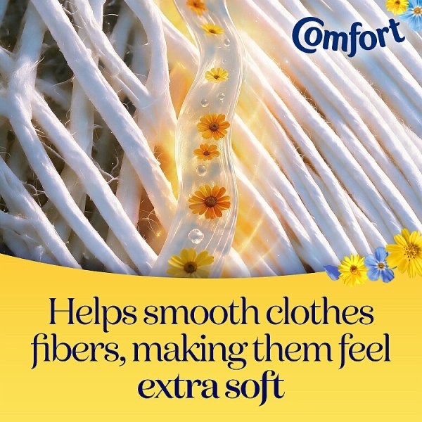 8 Pack 930ml Comfort Fresh Sunshiny Days Fabric Conditioner Softener 248 Washes