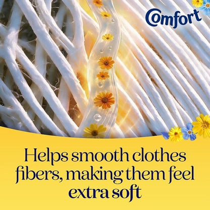 8 Pack 930ml Comfort Fresh Sunshiny Days Fabric Conditioner Softener 248 Washes