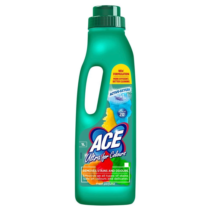 1Ltr × 6 Ace Ultra for Colours Fresh Perfume - Bulk Pack