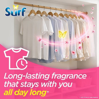 7 x 500g (3.5kg Total) Surf Tropical Lily Washing Powder 70 Washes -