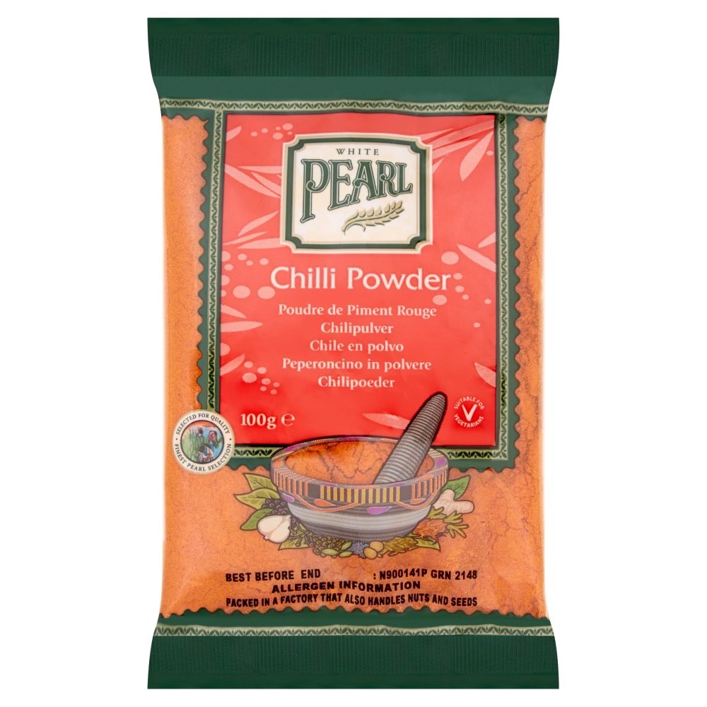 100g x 12 Pack (1200g) White Pearl Chilli Powder Bulk Buy Spice Seasoning