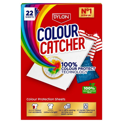 8 Pack X 22 Sheets Dylon Colour Catcher Protection Sheets Laundry Dye