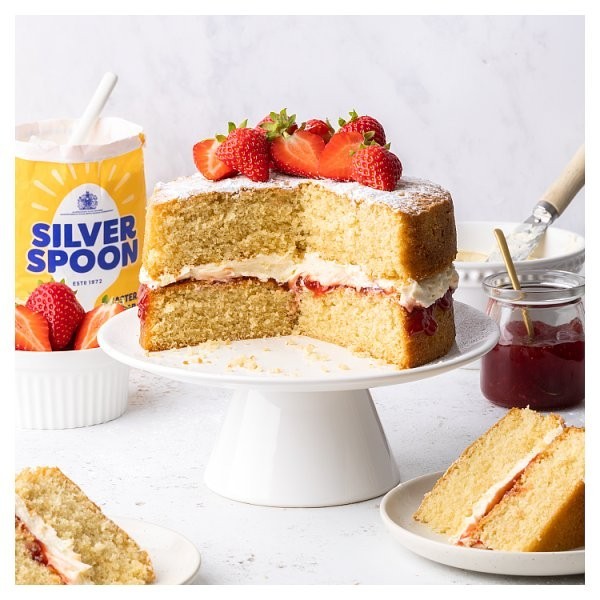 Silver Spoon Caster Sugar 1kg / 500g Fluffy baking Cake - Bulk Case
