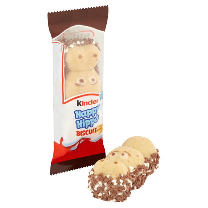 28 x 20.7g Kinder Happy Hippo Milk & Cocoa Cream Biscuits Crispy Wafer Pack Bulk