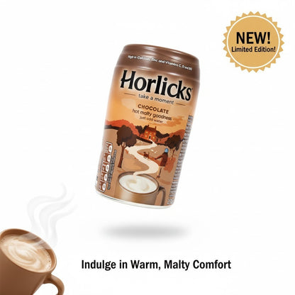 270g x 6 Horlicks Chocolate Hot Malt Drink Mix Powder Bulk Pack Jar
