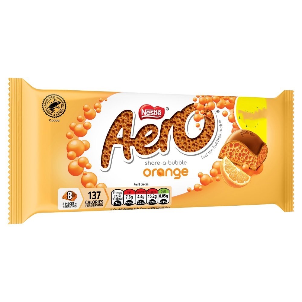 Nestle Aero Chocolate Sharing Bar 90g x 15 Bulk Box - Choice of Flavours
