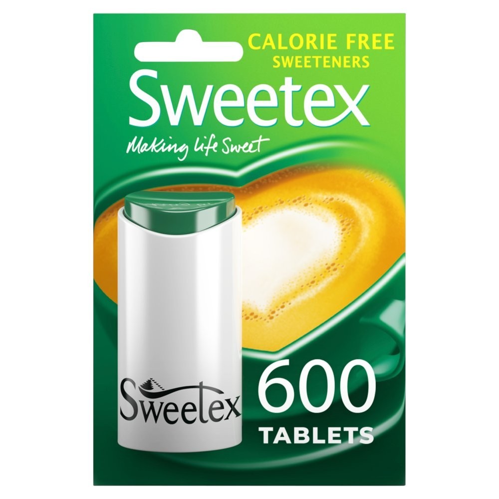 6x 600s Tablets Sweetex Calorie Free Sweetener  - Bulk Buy Sugar Alterna