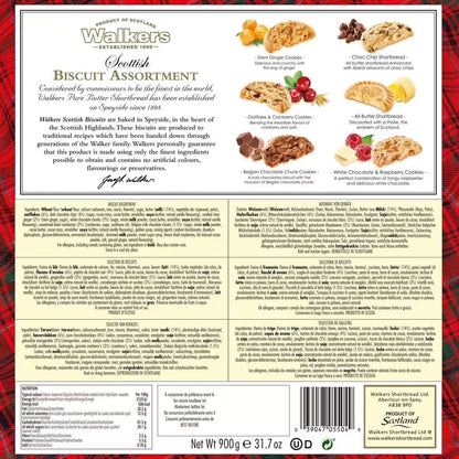 900g Walkers Scottish Biscuit Assortment - 54 Cookies