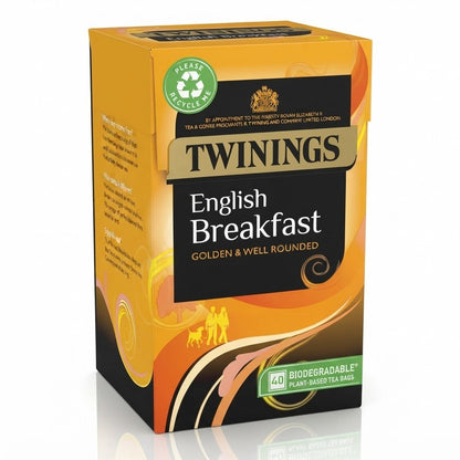 40s 100g 4 Pack Bundle Total 160 Bags Twinings English Breakfast Tea Bags