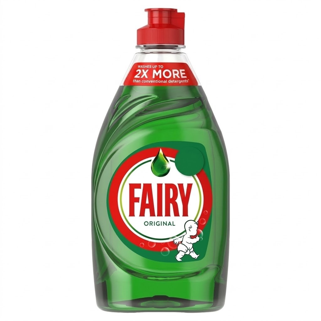 320ml x 10 Fairy Original Washing Up Liquid Green LiftAction Detergent