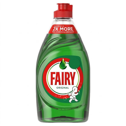 320ml x 10 Fairy Original Washing Up Liquid Green LiftAction Detergent