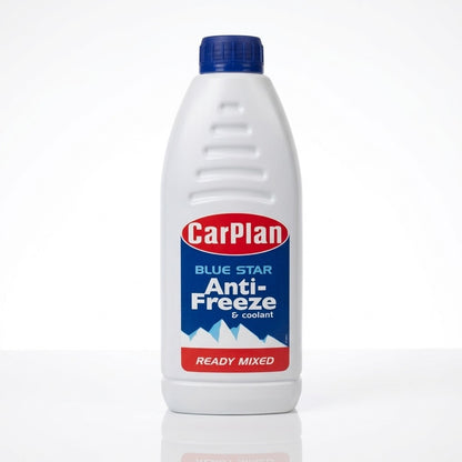 CarPlan BlueStar Ready Mixed Antifreeze Coolant 1 Litre Car Engine 1 Pack 12 Pac