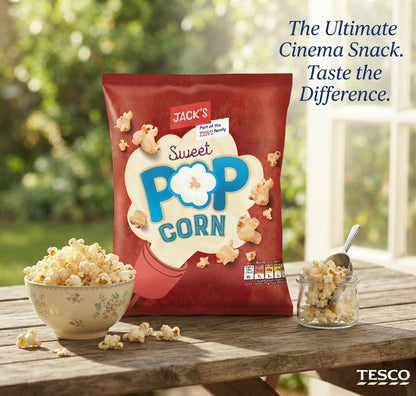 18x 50g Jack's Sweet Popcorn Sharing Bags
