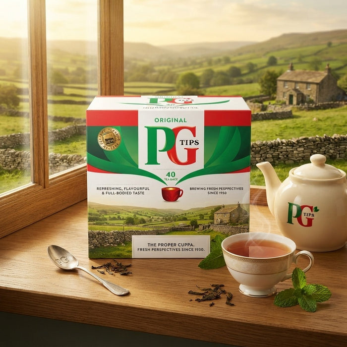 40 Tea Bags 116g PG Tips Original Tea Bags Everyday Black Tea